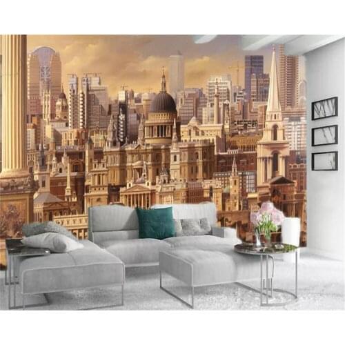 Custom 3D Wallpaper Mural Magnificent European Palace Beautiful Scenery Living Room Bedroom TV Background Wall Wallpaper