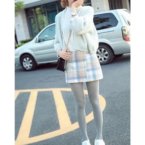 New Spring Winter Women Tights Stripe Velvet Hosiery Solid Candy Color Collants Femme Standard Stockings Pantyhose For Woman