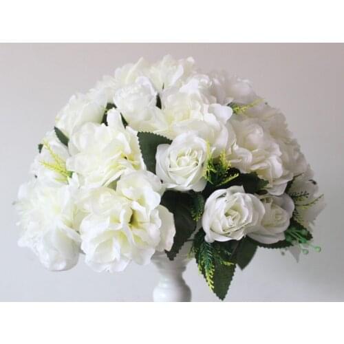 NEW!!Free shipping!10pcs/lot wedding road lead artificial flower ball wedding table flowers centerpiece flower balls decoration