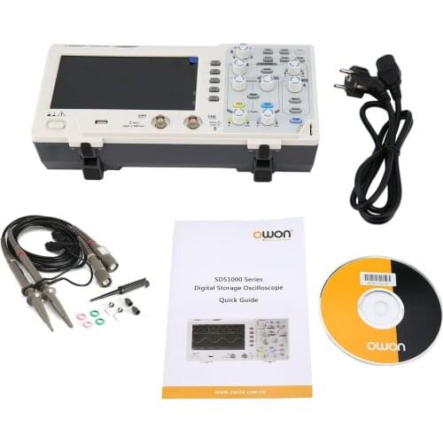 SDS1102 Double channel LCD Super-economical Type Digital Storage Oscilloscope Scopemeter Scope Meter 100MHz 1GSa/s