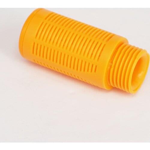 1/2" BSP Male Plastic Cylinder Pneumatic Air Breather Silencer Vent Muffler Fitting For Noise Reducing of Solenoid valve