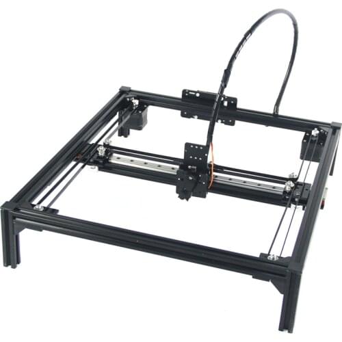 A3 size Pen CNC Drawing Machine Lettering Writing Robot Corexy XY-plotter Guide Rail version with 5500mw laser