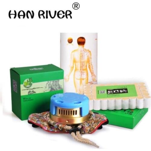 HANRIVER Hand massage tools with moxibustion moxibustion boxed set temperature moxibustion implement moxibustion apparatus famil
