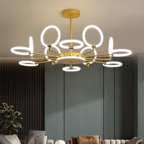 Nordic chandelier led chandelier For Living Room Bedroom Home chandelier Modern Led Ceiling Chandelier Lamp Lighting chandelier