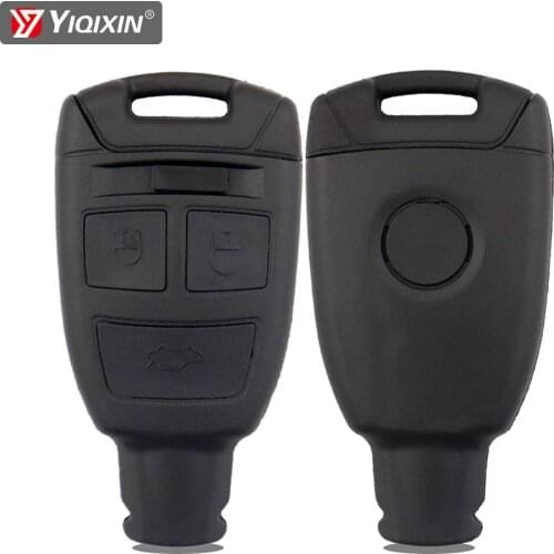 YIQIXIN Smart Card Remote Car Key Shell Fob 3 Button For Fiat Croma 500 Punto Tipo Case SIP22 Emergency Blade Replacement