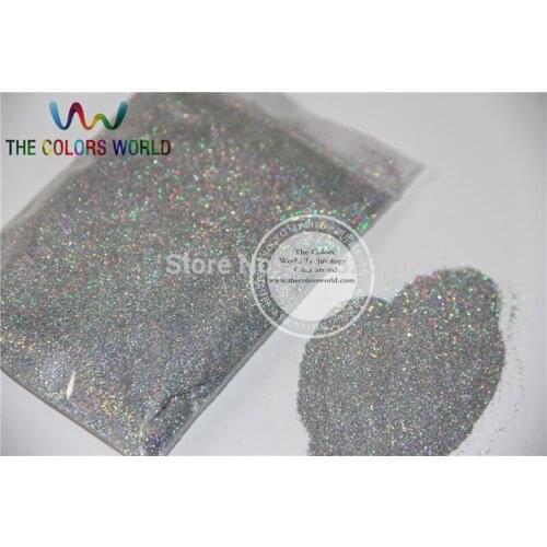 TCA101 Laser Diamond Silver Color 0.1mm Size Glitter Powder for nail,Tattoo art decoration Free ship Wholesale DIY powder