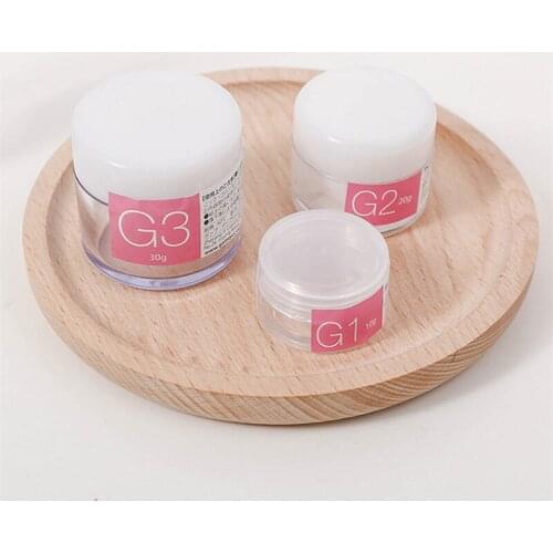 1Pcs Cosmetic Jar 10/20/30g Small Empty Cosmetic Refillable Bottles Plastic Eyeshadow Makeup Face Cream Jar Cream Pot Container