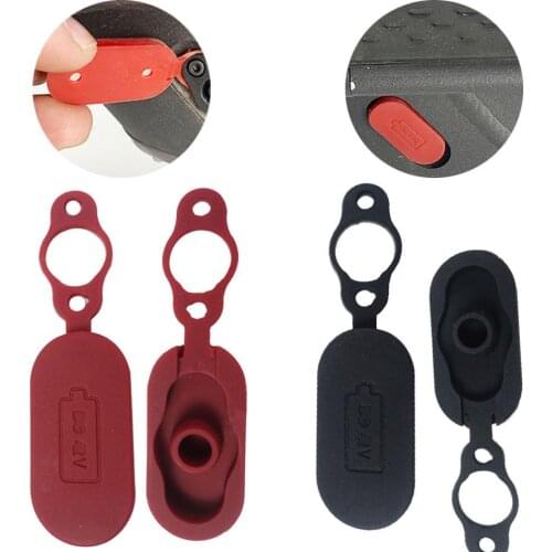 1Pcs Charge Port Waterproof Cover Case For Xiaomi Mijia M365 Pro Electric Scooter Rubber Dust Plug Parts Scooter Accessories New