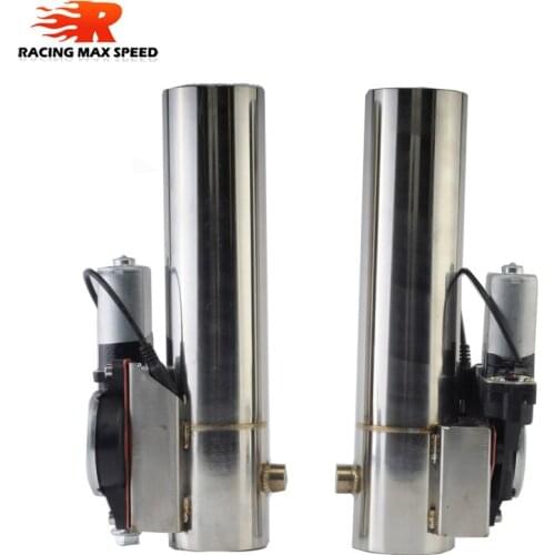 2 inch straight pipe 304 Stainless steel Electric DOEBLE CONTROL exhaust CUTOUT for generator