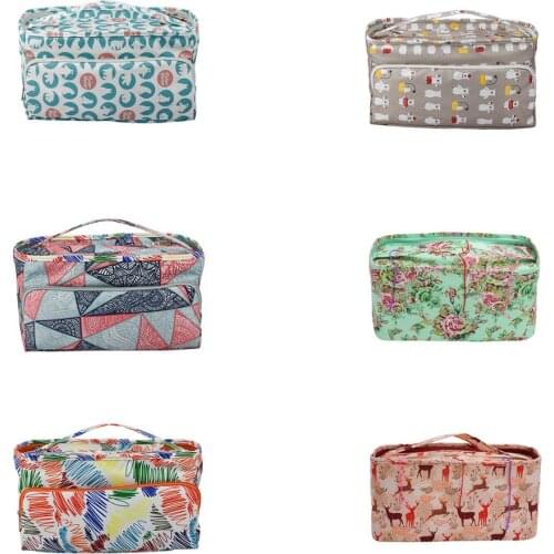 6 Styles Knitting Bag 36*18.5*15.5cm Wool Storage Bag 600D Oxford Cloth Square Bag Knitting Tool Storage Bag For Women Free Ship