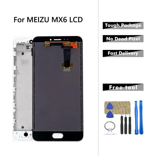 5.5'' Lcd Display For Meizu MX6 Meizu LCD Display Touch Screen Digitizer Assembly Replacement
