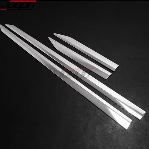 ABS Chrome Sliver Side Door Body Molding Decoration Strip Cover Trim For Toyota Corolla Cross XG10 2020 2021 Car Styling