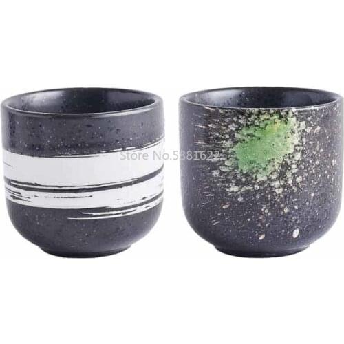 Tea Cup Vintage Japanese Cup 200ml Sake Cups Master Tea Bowl Sushi Cuisine Accessories Ceramic Teacup Teacups Teaware Decor Gift