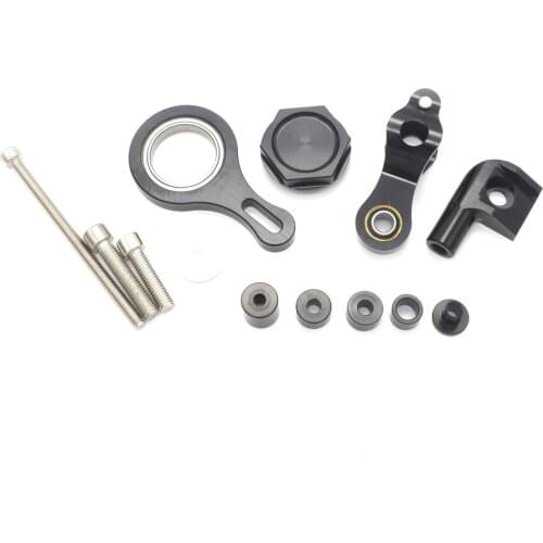 CNC Finished Aluminum Motorcycles Stabilize Steering Damper Bracket Mount Holder Support For Yamaha YZF R6 YZF-R6 2006-2017