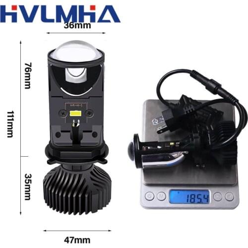 H4 led Light car headlight H4 projector lens Canbus lamp bulb auto turbo headlights mini lampada Motorcycle fog light 20000lm