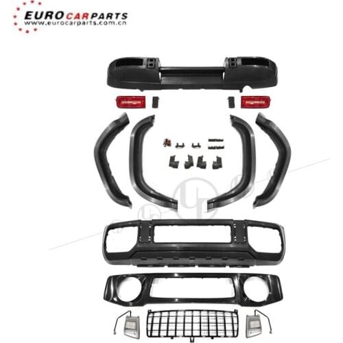 Jim g63 style grille front bumper fender rear bumper turnning light rear light body kit for car autoparts