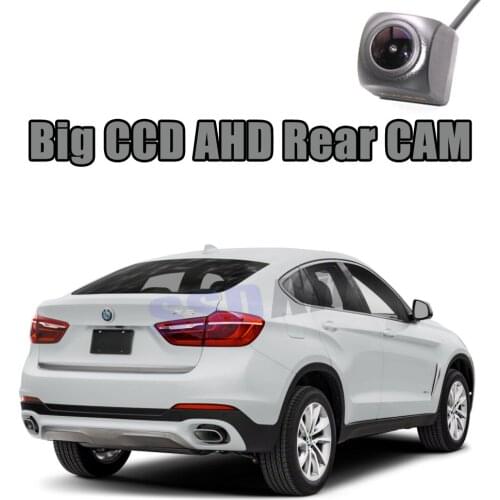 Car Big CCD Rear Camera For BMW X6 E71 F16 G06 Reversing Super Night View AHD 720 1080 WaterPoof Back CAM