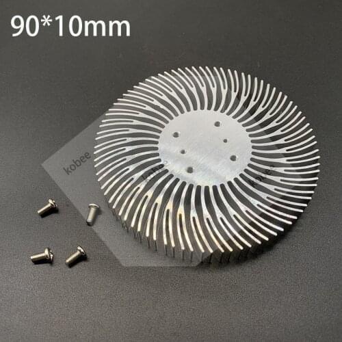 Round LED Heatsink Radiator Aluminum 10W Heat Sink Radiator for Household Lamp Radiator Replaceable
