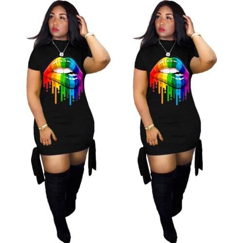 LINLING Summer Short Sleeve Dresses