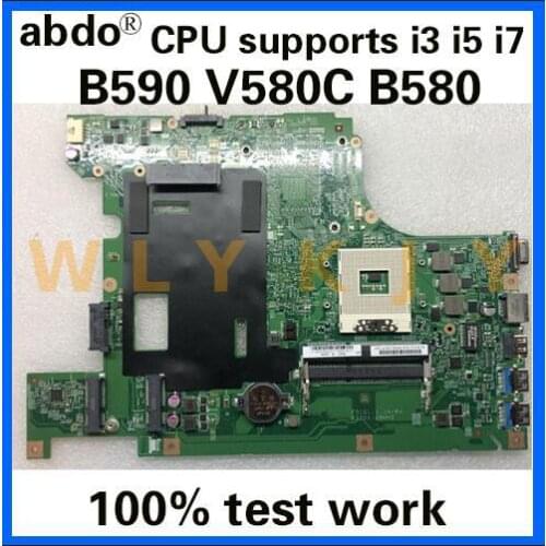 Abdo 48.4TE06.011 90002022 Motherboard for Lenovo B590 V580C B580 notebook motherboard PGA989 HM77 DDR3 100% test work