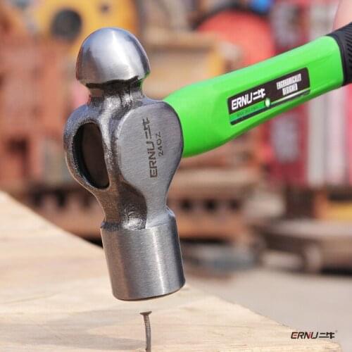 Round head hammer household iron hammer hammer pure steel hand hammer