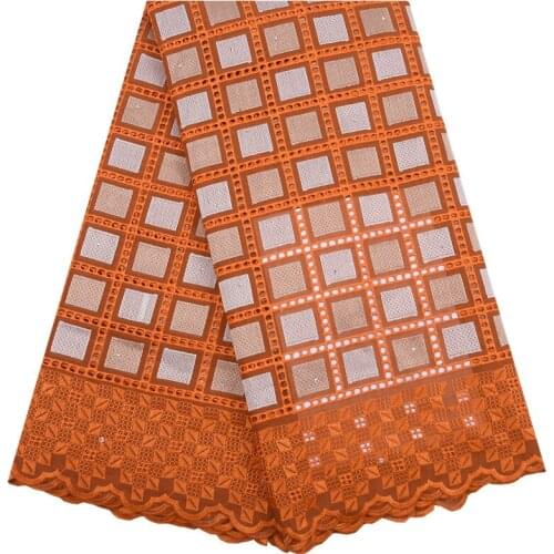 Nigerian Minimal Hole Swiss Voile Lace In Switzerland 2019 High Quality African Swiss Cotton Lace Fabric For People Sewing F1755
