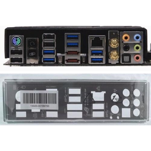 New I/O shield back plate of motherboard for RAMPAGE IV BLACK EDITION R4BE just shield backplate Free shipping