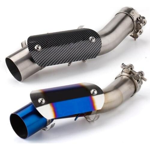 Motorcycle refitting is suitable for Suzuki gsx250r stainless steel middle connecting elbow sports car sound exhaust pipe