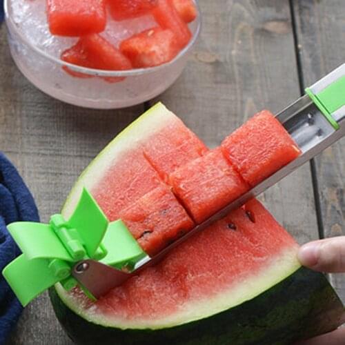 Plastic Watermelon Slicer Windmill Shape Practical For Cutting Watermelon Power Save Cutter Creative Melon Cutting Tool