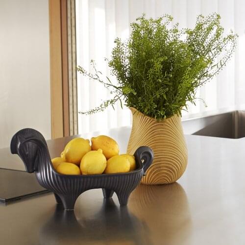 Art Decor Animal Fruit Tray Adler Design Home Decor Figurine Snack Holders 330x190mm