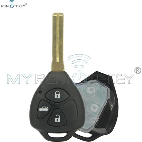 Remtekey Remote car Key 3 button For Toyota Crown 434mhz Toy48 Blade with G chip replacement key