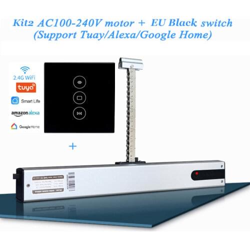 Smart Window Opener Wifi Remote Control Tuya Smart Motor Alexa Google Assistant Open Limit Adjustable
