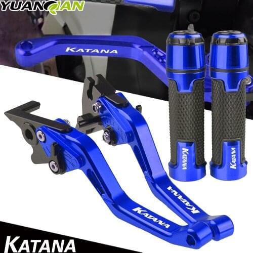 Motorcycle Adjustable Folding Brake Clutch Lever Handle Grips End For SUZUKI KATANA GSX750F GSX 750 F 1989-2007 1990 1991 1992
