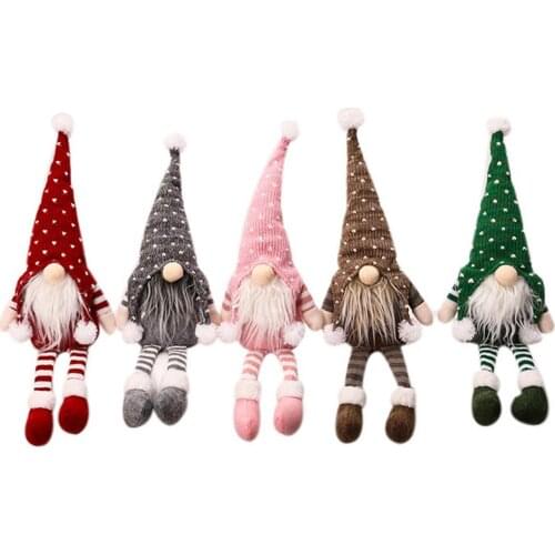 Christmas Cute Angel Doll Faceless Old Man Tree Pendant Creative Combination Small Ornaments Decor Festival Decorations