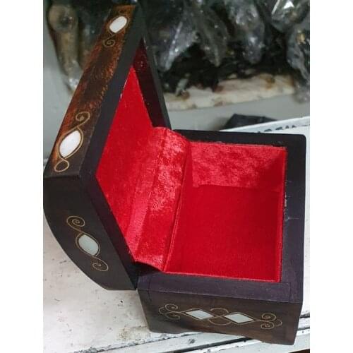 Women Jewelry Box Handmade Portable Storage Organizer Gift Earring Holder Jewelry Boutique Natural Bone Brass Embroidered