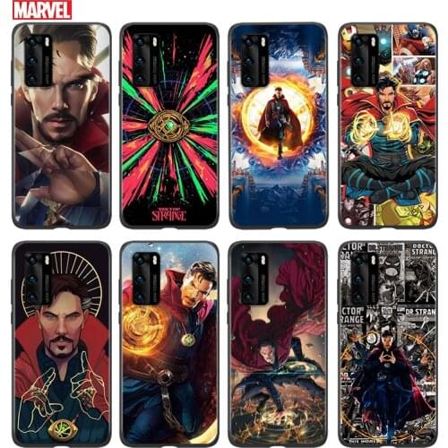 Silicone Cover Marvel Avengers Doctor Strange For Huawei P 50 P40 P30 P20 P10 P9 P8 Pro Plus Lite E mini 2017 2019 Phone Case