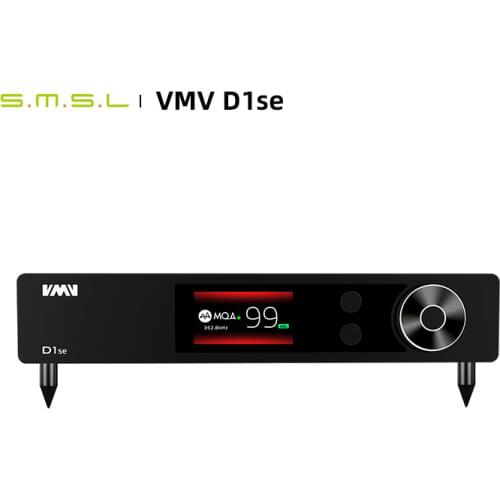 SMSL VMV D1se 9038 PRO DAC DSD512 High-end Audio MQA DSD512 768kHz 32bit XMOS Bluetooth5.0 USB Optical Coaxial RCA Audio decoder