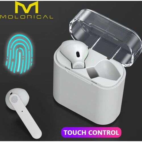 TWS Bluetooth V5.0 Earphones Wireless Headphones Stereo wireless earbuds Smart Touch headset for iPhone for Android Type-C