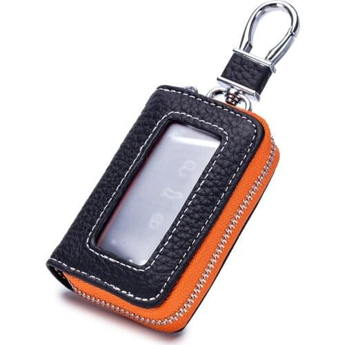 Case Car Key Holder Zipper Fob Remote Shell Universal Cover Accessories