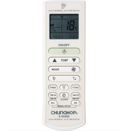 Universal Air Conditioner Air Conditioning Remote Control CHUNGHOP K-9099E USE FOR Toshiba Panasonic Sanyo Fujitsu Nec Lg