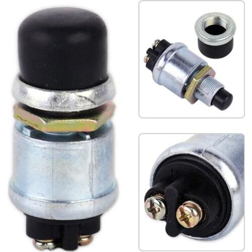 1pc Ignition Starter Switch 60A 12VDC Truck Engine Start Waterproof Push Boat Starter Horn Replacement Button Car Switch