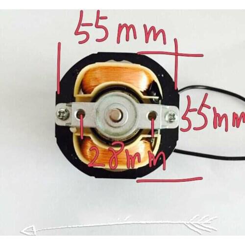 1pc 230V 13W Shaded Pole Motor for Air Fresh Automatic Dryer Electric Heater Humidifier Small Exhaust Fan Motor