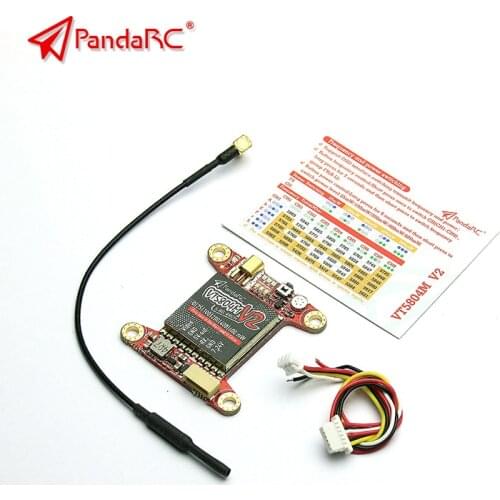 1PC PandaRC VT5804M V2 HV 5.8G 48CH Video TX Image Transmitter 0mW-600mW Support OSD Adjust for DIY Version Drone FPV RC Parts