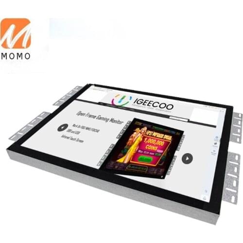 Open frame lcd 19 inch Infrared touch screen POG gaming POG touch screen monitor with RS232/USB touch input from IGEECOO