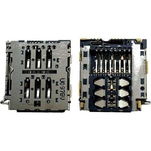 2Pcs Reader Sim Card Socket For Samsung Galaxy S20FE S20 FE 5G G7810 G781 A80 A805 A805F A90 A905 Slot Tray Holder Connector