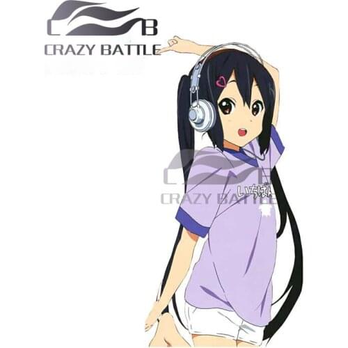 Crazy Battle 13 x 6.6cm Anime Nerd Girls Car Stickers Waterproof Vinyl Material Decal Laptop Graffiti Sticker Decor Decoration
