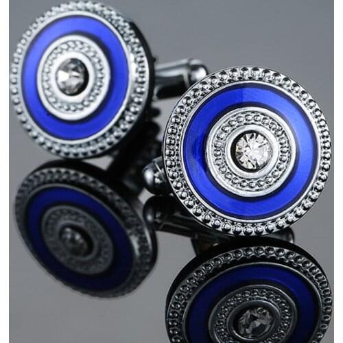 Free shipping, silvery crystal Cufflinks fashion mens shirt cufflinks designer exclusive shirt button design