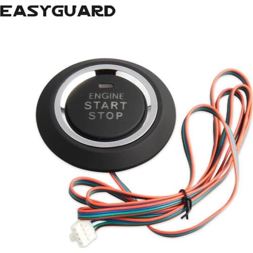 EASYGUARD Replacement push engine start stop button for ec002 es002 ec008 series P1 style