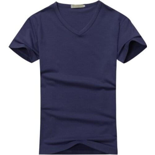 Short sleeve v-neck t-shirts tide summer wear t-shirts chicken