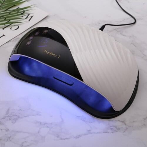 120W 42 PCS LED Nail Lamp Nail Dryer Dual hand LED UV Lamp For Curing UV Gel Nail Polish With Smart Sensor Manicure Salon Tool